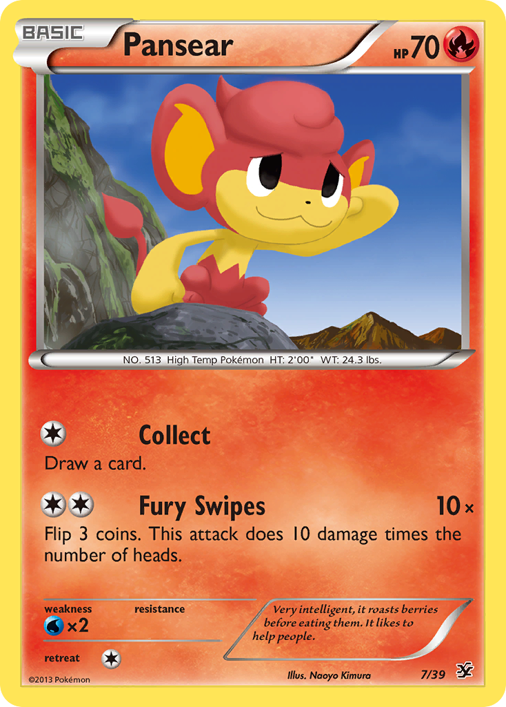 Pansear — Kalos Starter Set #7/39