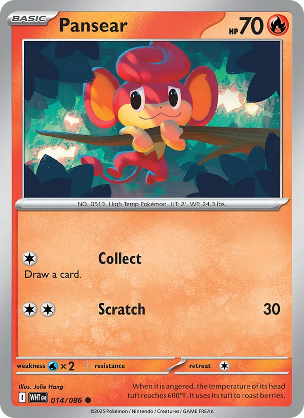 Pansear (Master Ball Pattern) — SV: White Flare #014/086