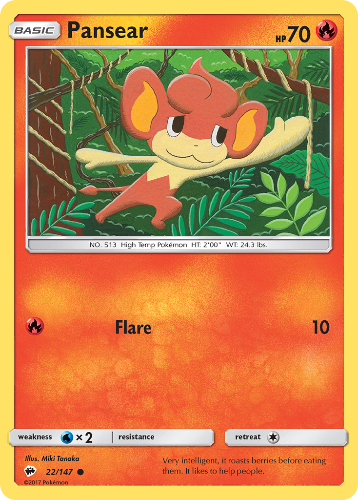 Pansear — SM - Burning Shadows #22/147