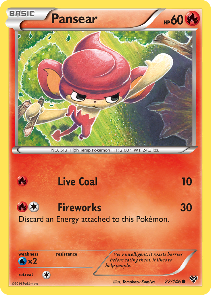 Pansear — XY Base Set #22/146