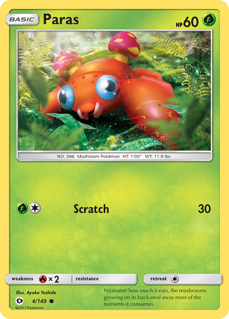 Paras — SM Base Set #4/149