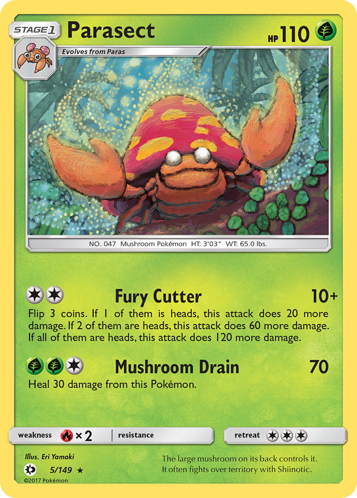 Parasect — SM Base Set #5/149