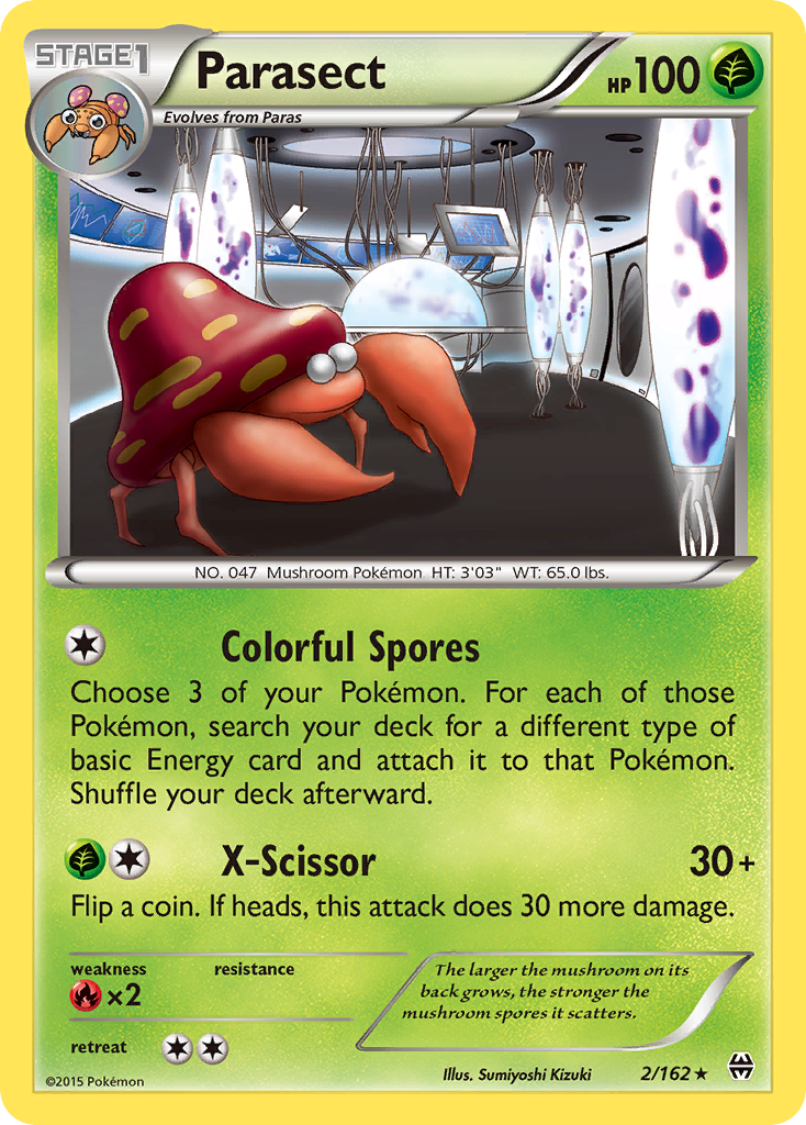 Parasect — XY - BREAKthrough #2/162