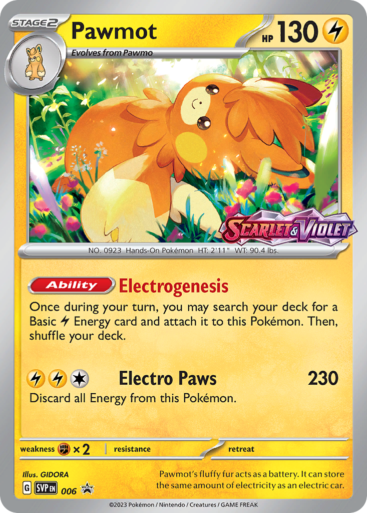 Pawmot — SV: Scarlet & Violet Promo Cards #006