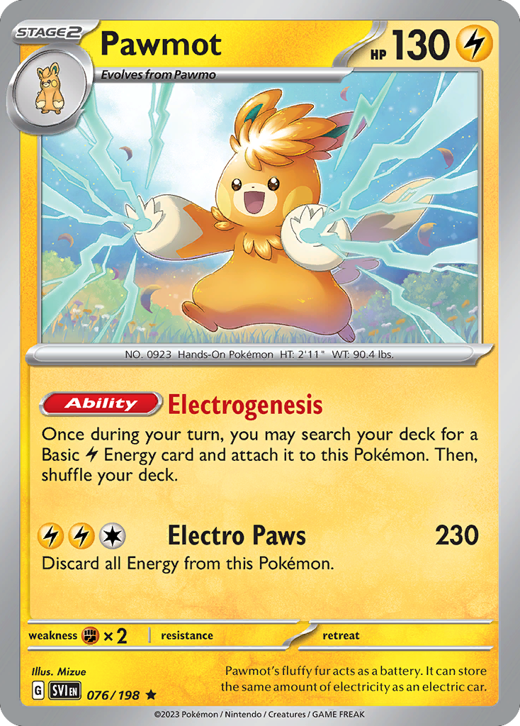 Pawmot — SV01: Scarlet & Violet Base Set #076/198