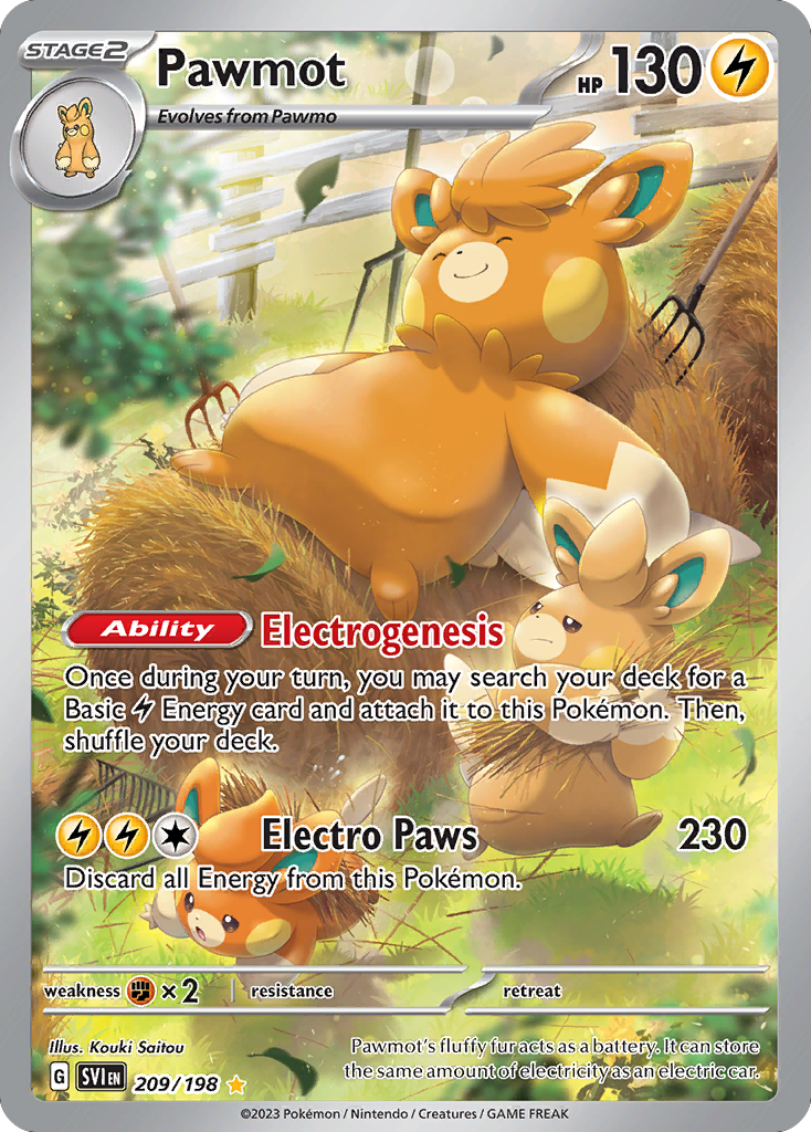 Pawmot — SV01: Scarlet & Violet Base Set #209/198