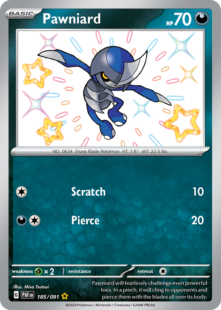 Pawniard — SV: Paldean Fates #185/091
