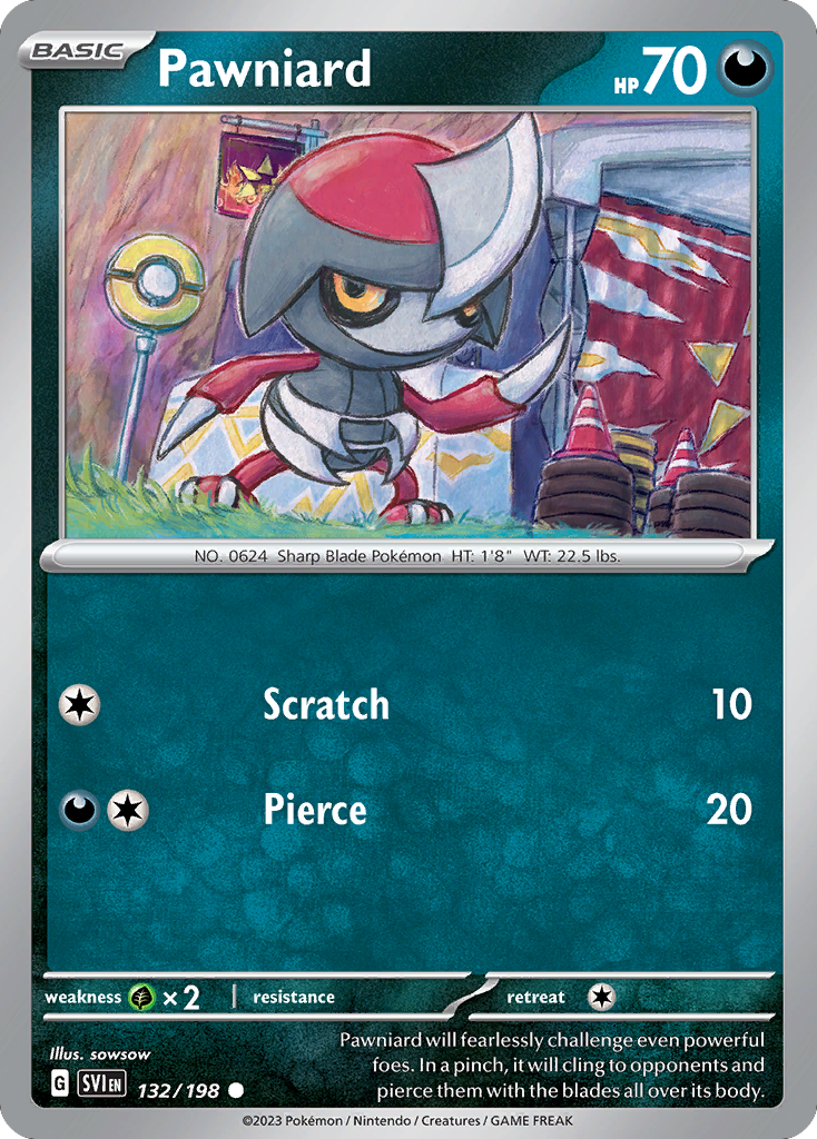 Pawniard — SV01: Scarlet & Violet Base Set #132/198