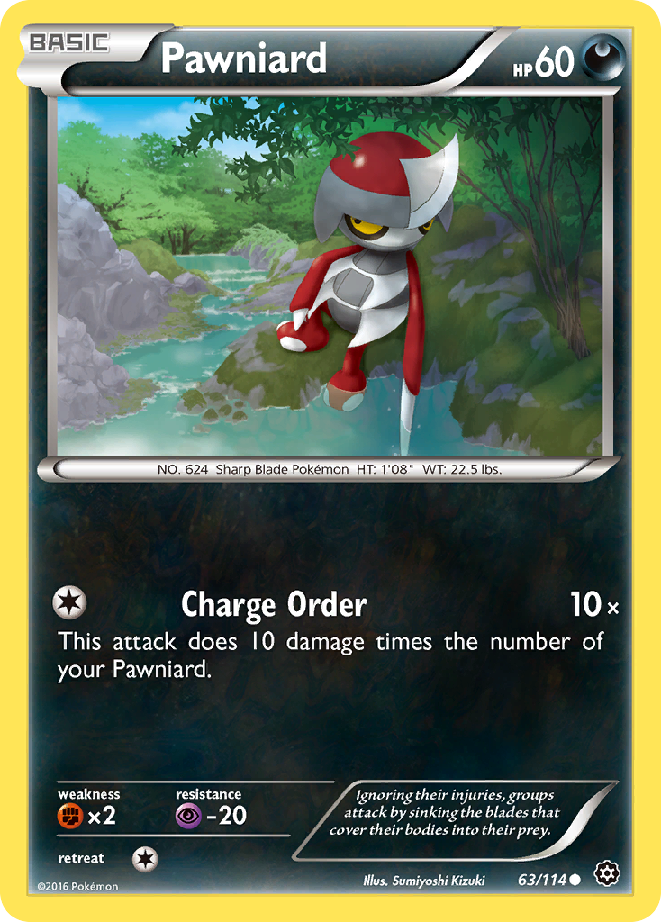 Pawniard — XY - Steam Siege #63/114