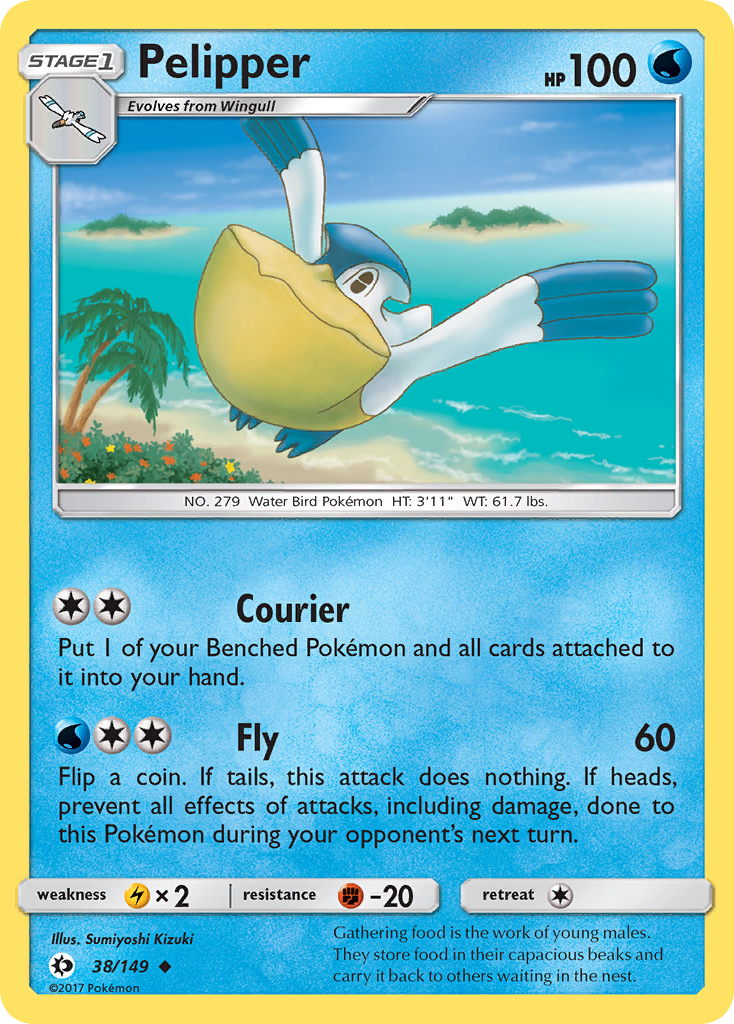 Pelipper — SM Base Set #38/149