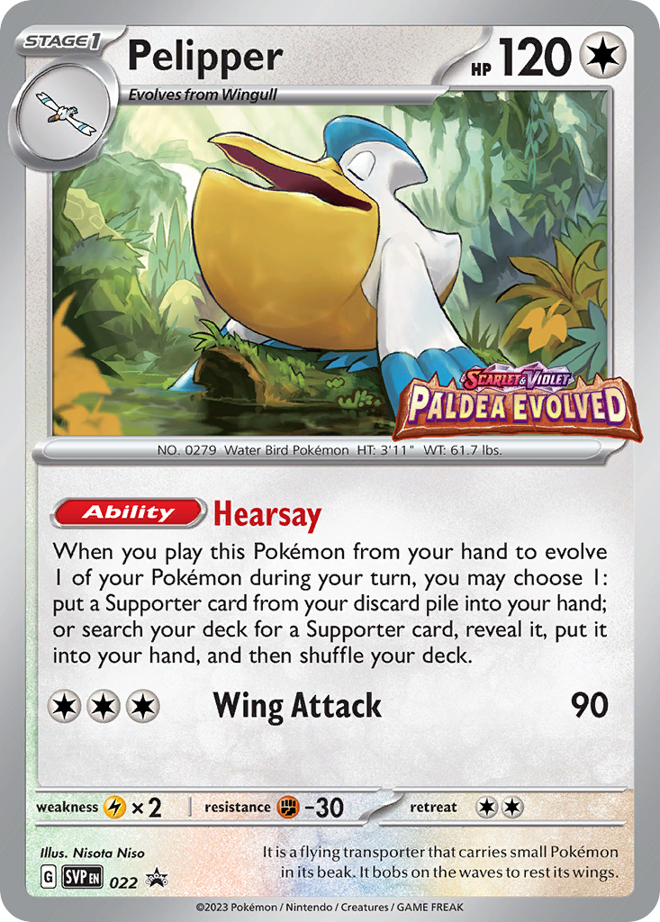 Pelipper — SV: Scarlet & Violet Promo Cards #022