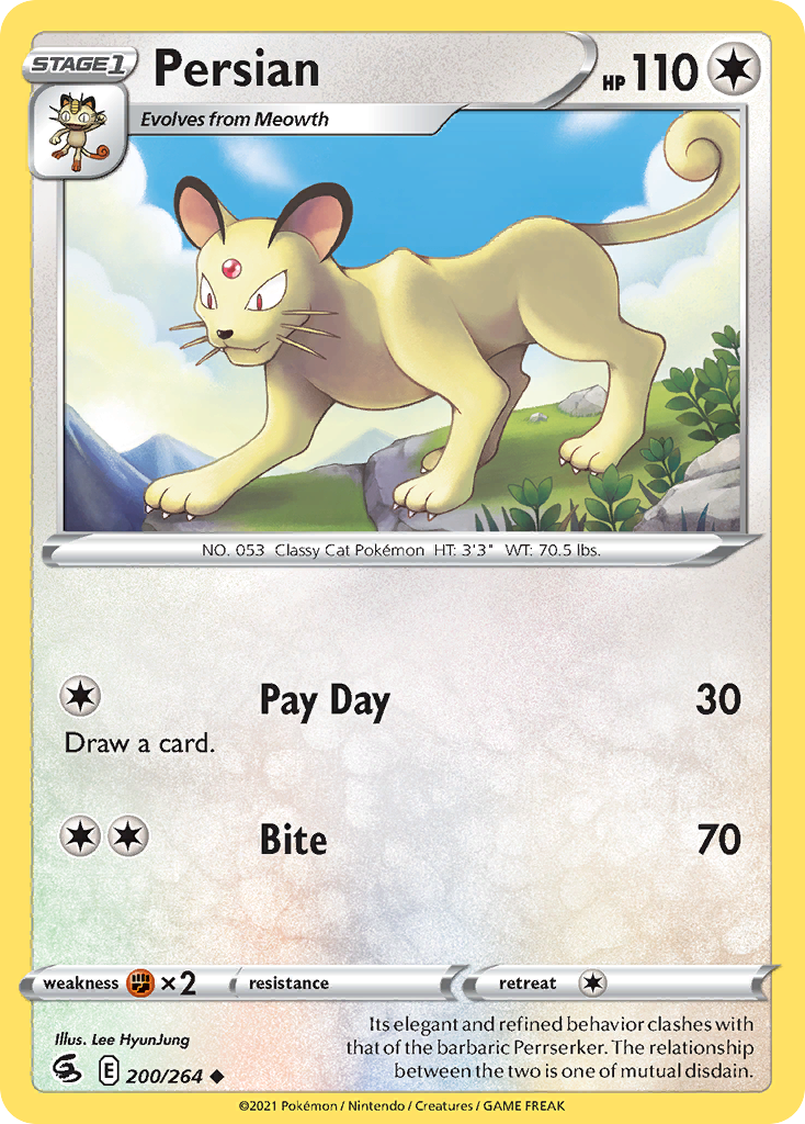 Persian — SWSH08: Fusion Strike #200/264
