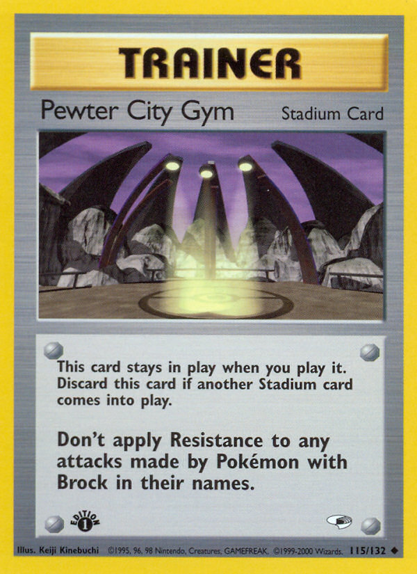 Pewter City Gym — Gym Heroes #115/132