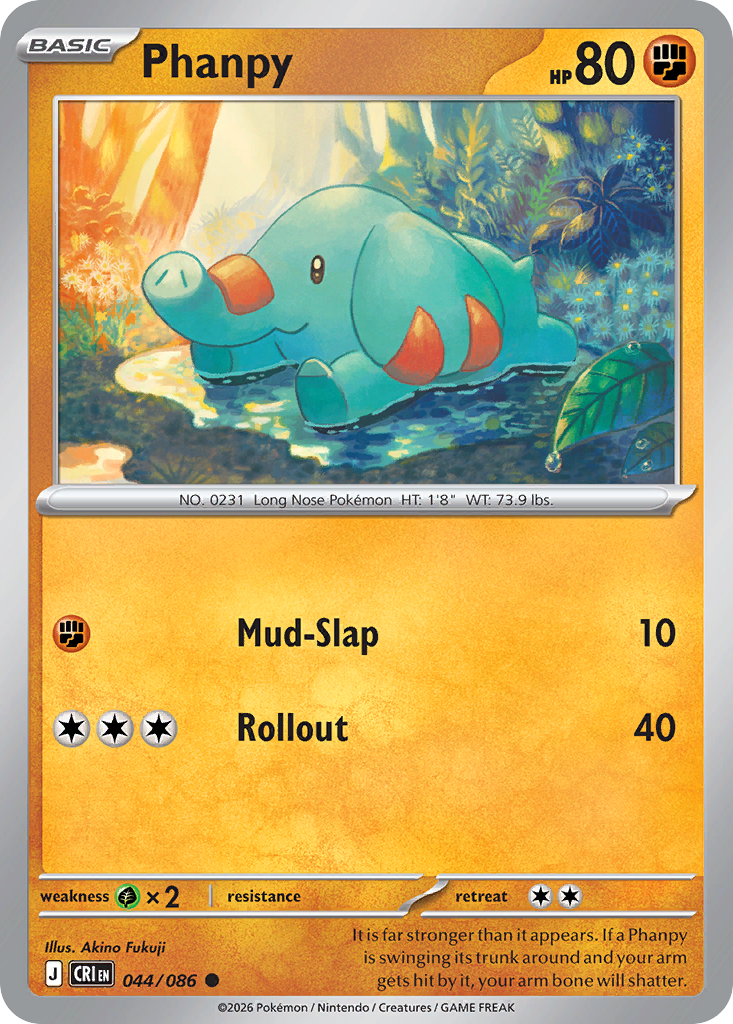 Phanpy — ME04: Chaos Rising #044/086