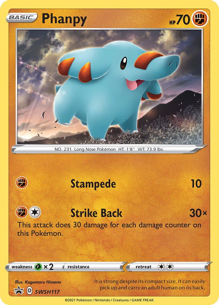 Phanpy — SWSH: Sword & Shield Promo Cards #SWSH117