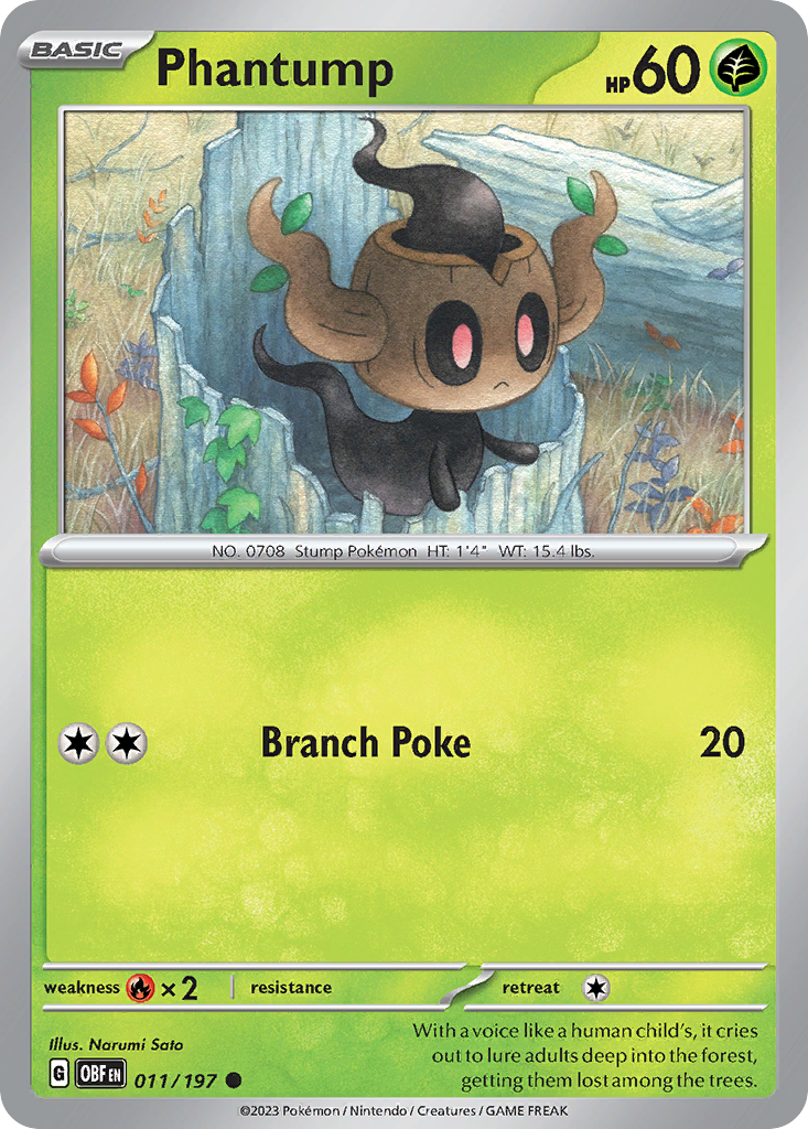 Phantump — SV03: Obsidian Flames #011/197