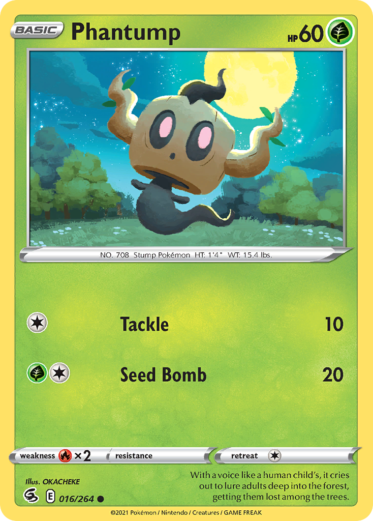 Phantump — SWSH08: Fusion Strike #016/264