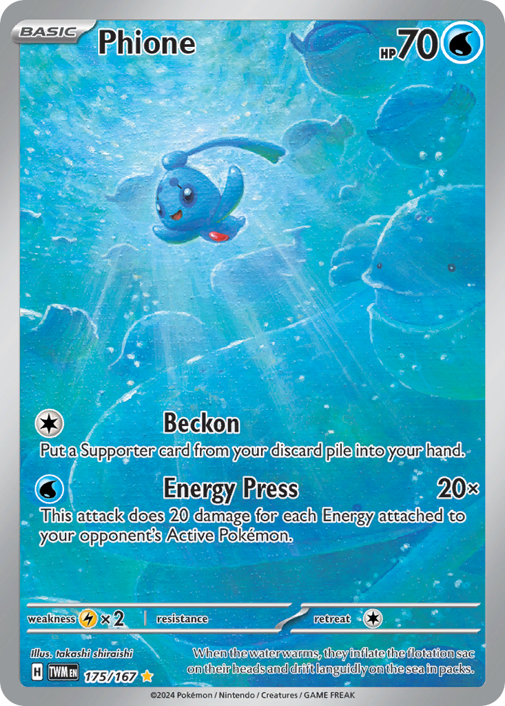 Phione — SV06: Twilight Masquerade #175/167