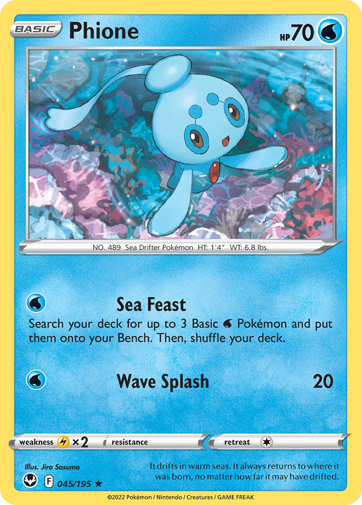Phione — SWSH12: Silver Tempest #045/195