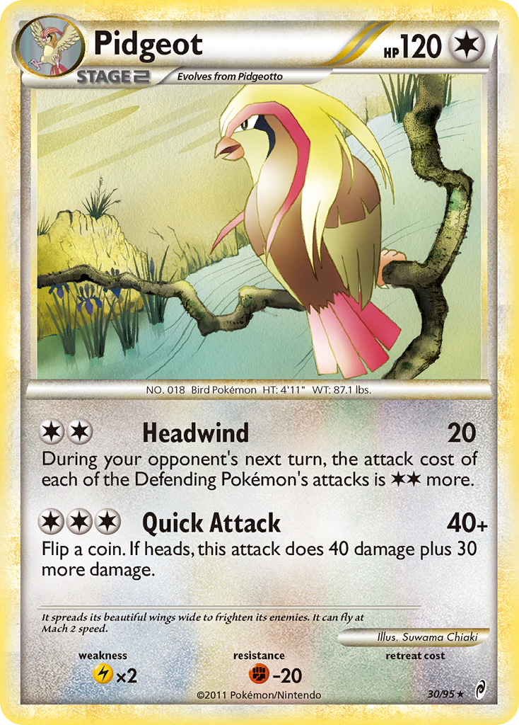 Pidgeot — Call of Legends #30/95