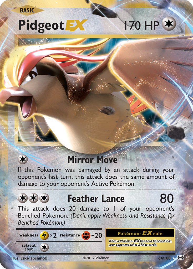 Pidgeot EX — XY - Evolutions #64/108