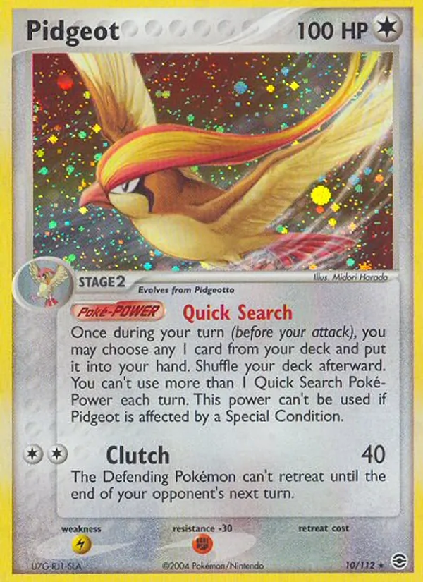 Pidgeot — FireRed & LeafGreen #10/112
