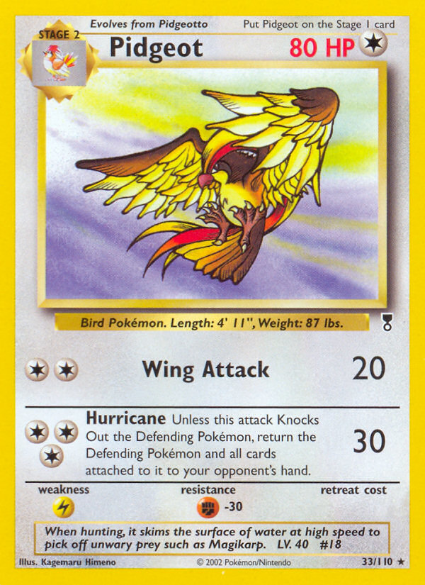 Pidgeot — Legendary Collection #033/110