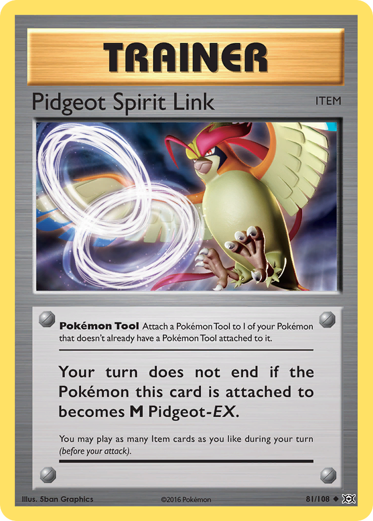 Pidgeot Spirit Link — XY - Evolutions #81/108