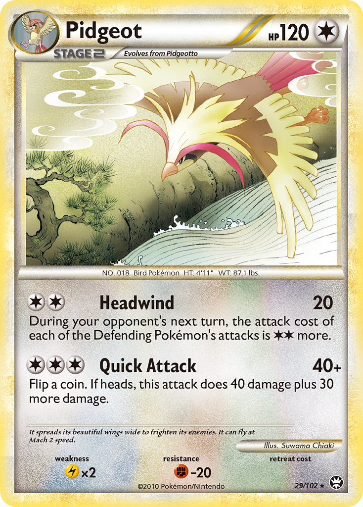 Pidgeot — Triumphant #29/102