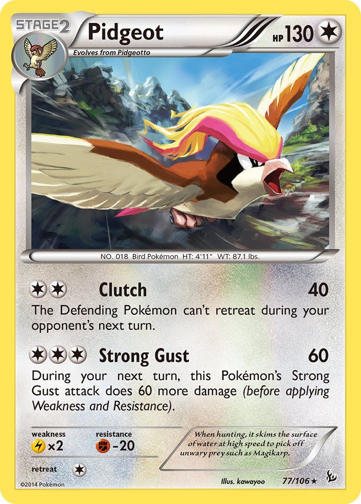 Pidgeot — XY - Flashfire #77/106
