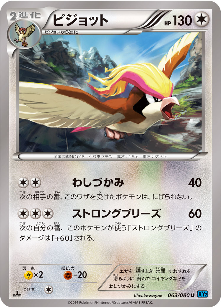 Pidgeot — XY2: Wild Blaze #063/080