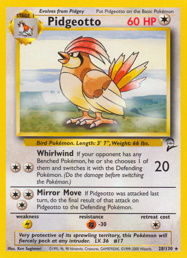 Pidgeotto — Base Set 2 #028/130