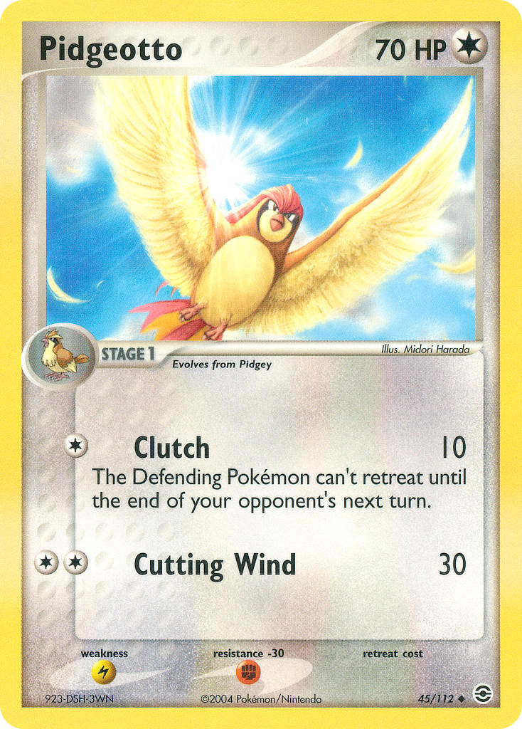 Pidgeotto — FireRed & LeafGreen #45/112
