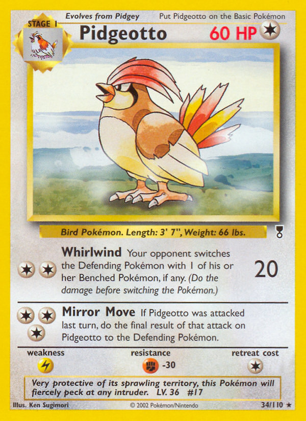 Pidgeotto — Legendary Collection #034/110