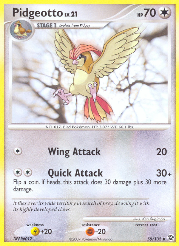 Pidgeotto — Secret Wonders #58/132