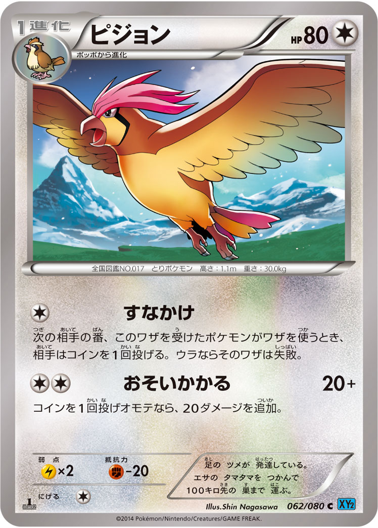 Pidgeotto — XY2: Wild Blaze #062/080