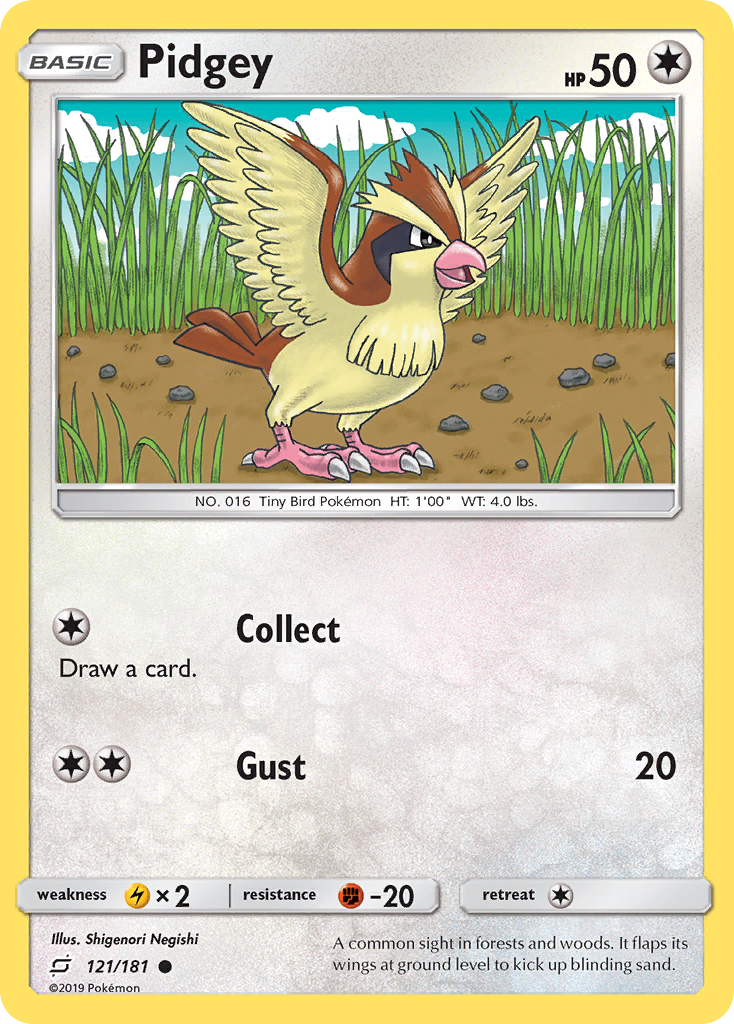 Pidgey (121) — SM - Team Up #121/181