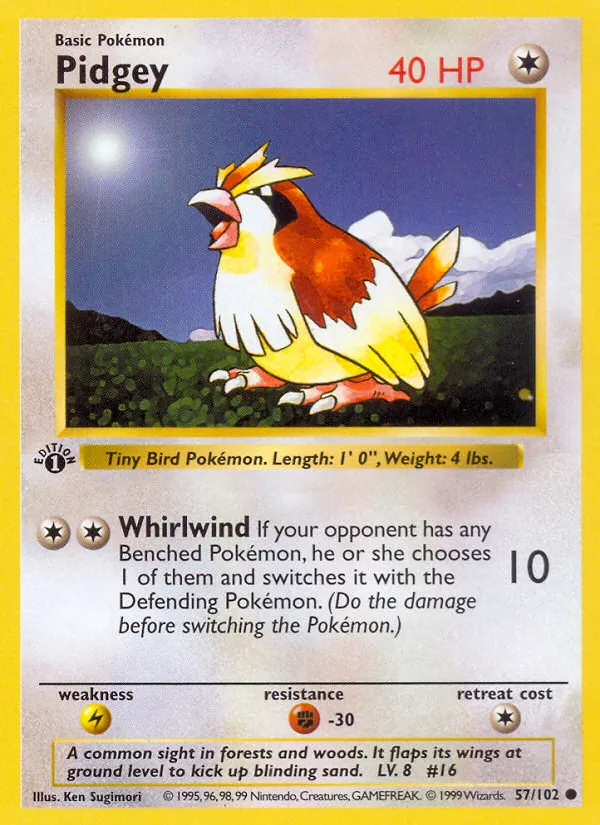 Pidgey — Base Set #057/102