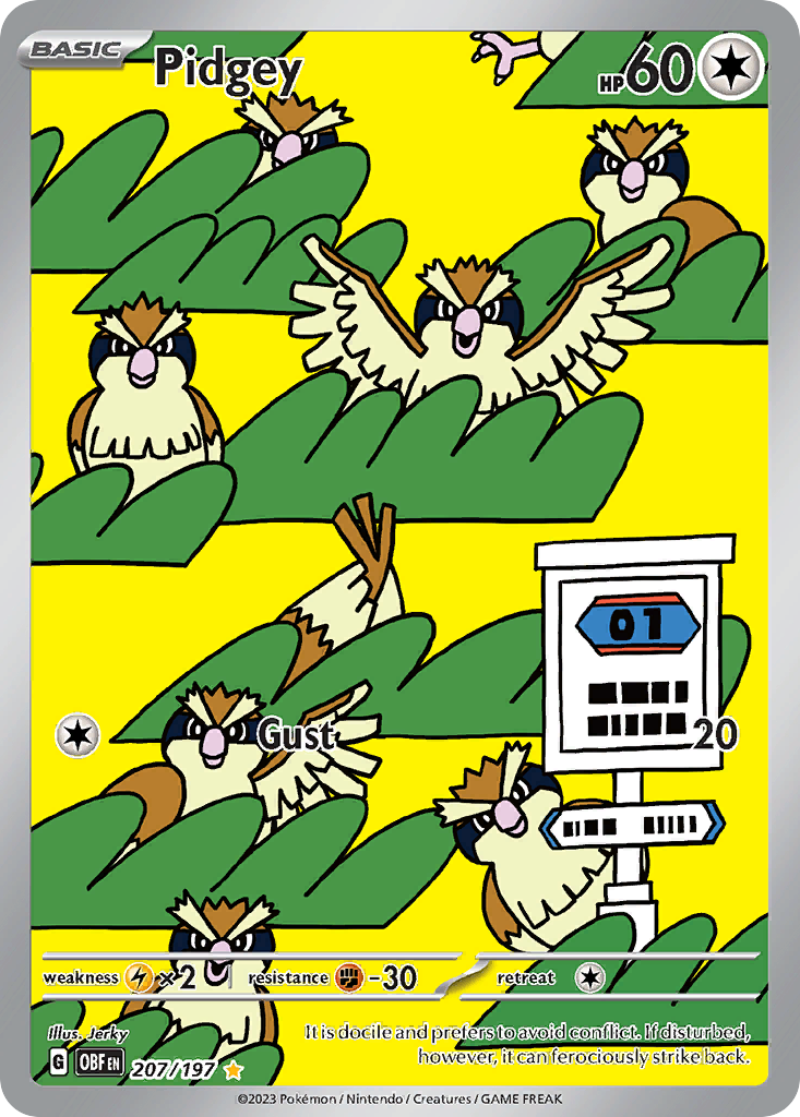 Pidgey — SV03: Obsidian Flames #207/197