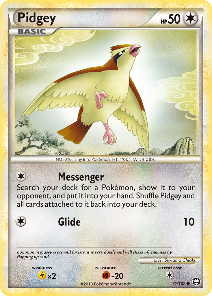 Pidgey — Triumphant #71/102