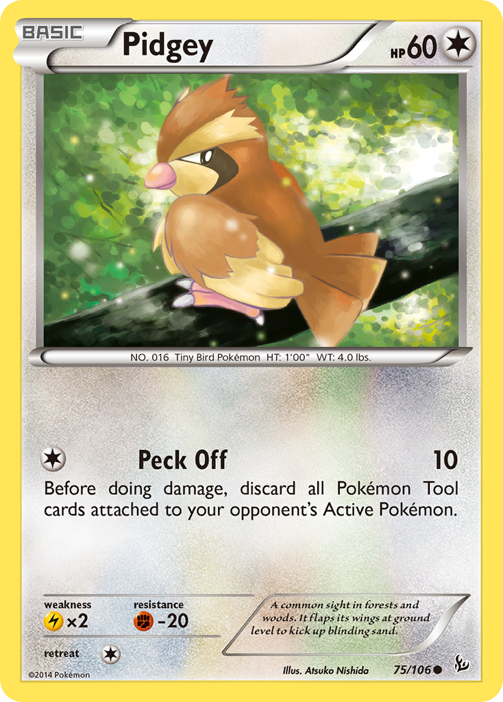 Pidgey — XY - Flashfire #75/106