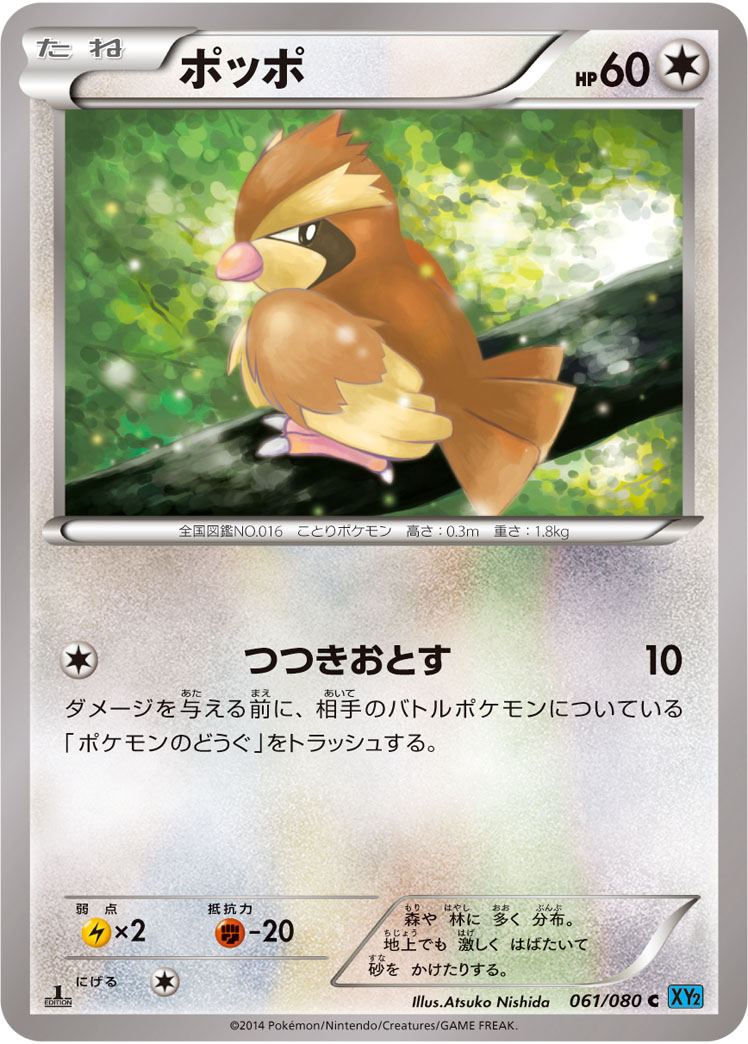 Pidgey — XY2: Wild Blaze #061/080