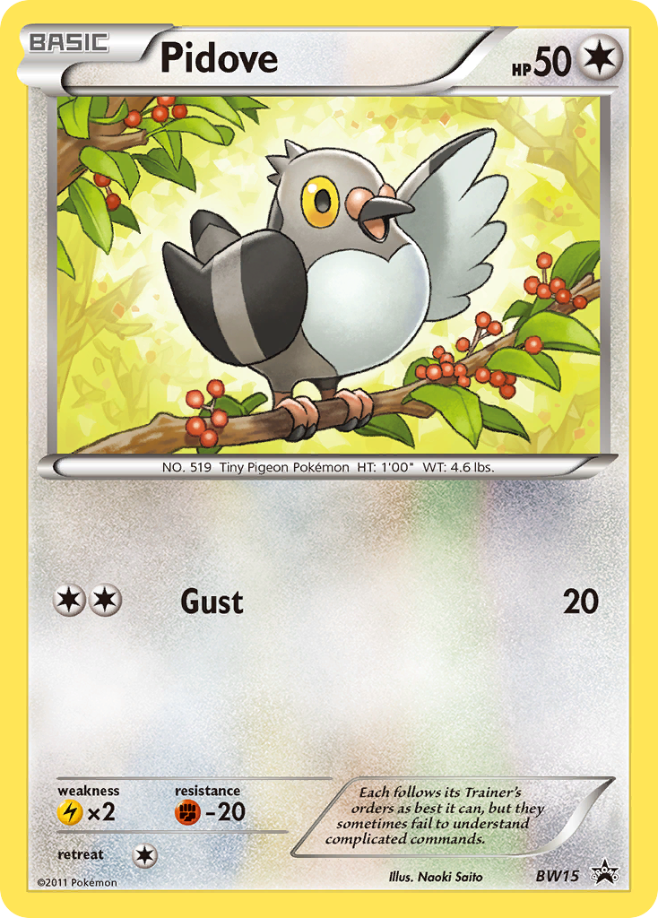 Pidove — Black and White Promos #BW15