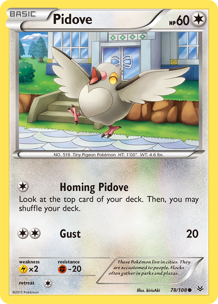 Pidove — XY - Roaring Skies #78/108