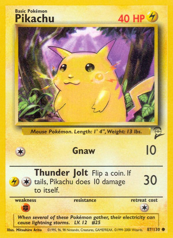 Pikachu — Base Set 2 #087/130