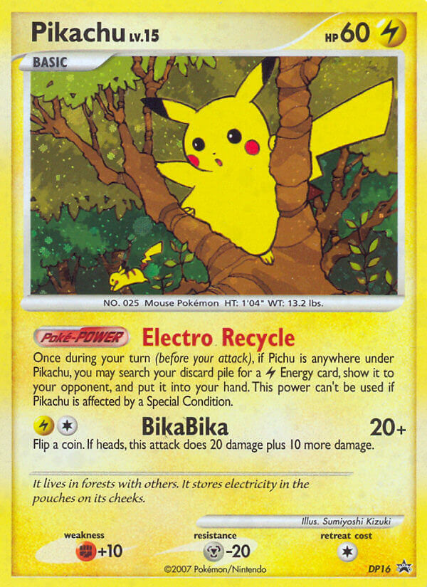 Pikachu — Diamond and Pearl Promos #DP16