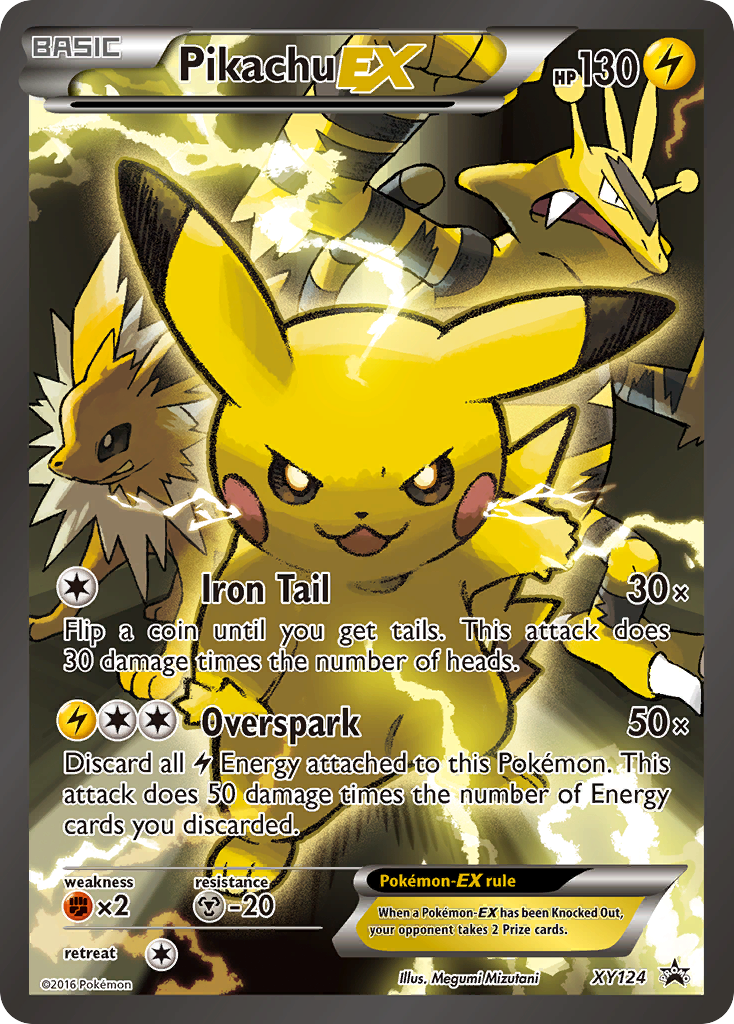 Pikachu EX — Jumbo Cards #XY124