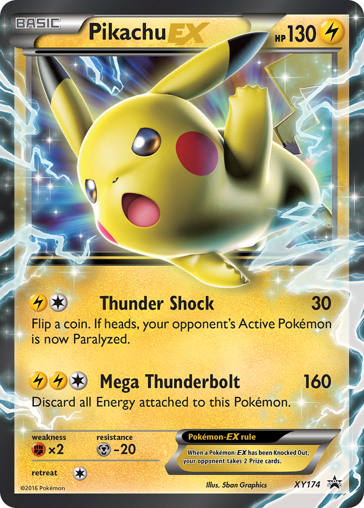 Pikachu EX — Jumbo Cards #XY174