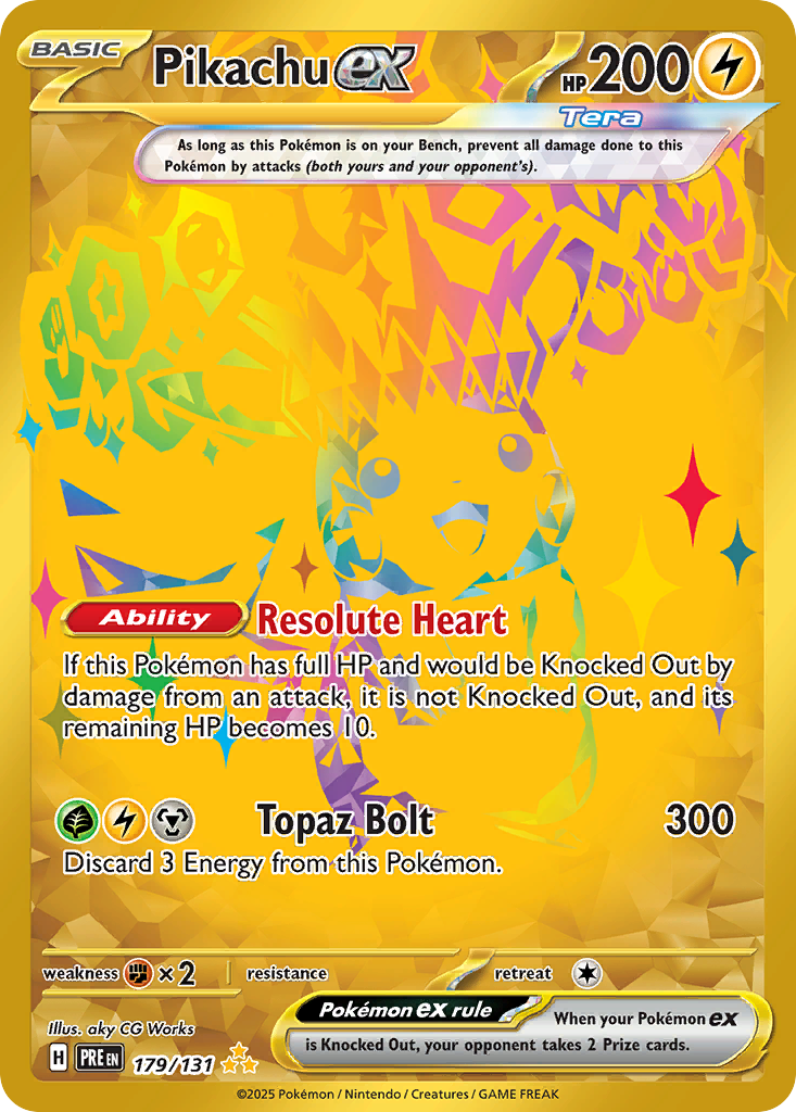 Pikachu ex — SV: Prismatic Evolutions #179/131