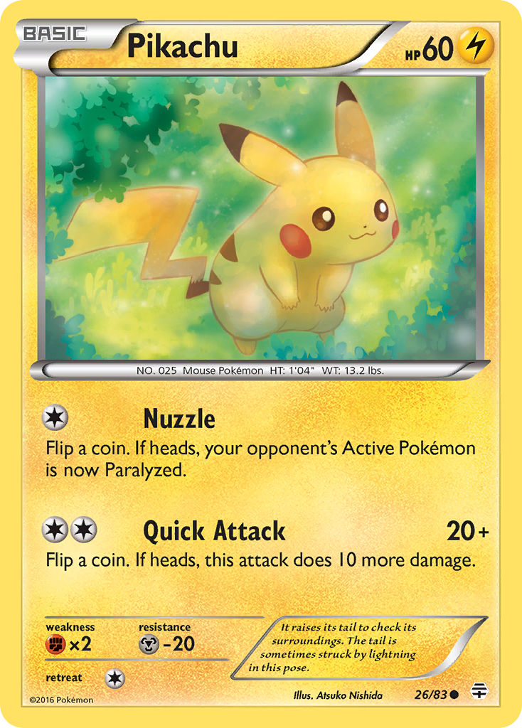 Pikachu — Generations #26/83